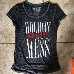 Burnt out Holiday Tee